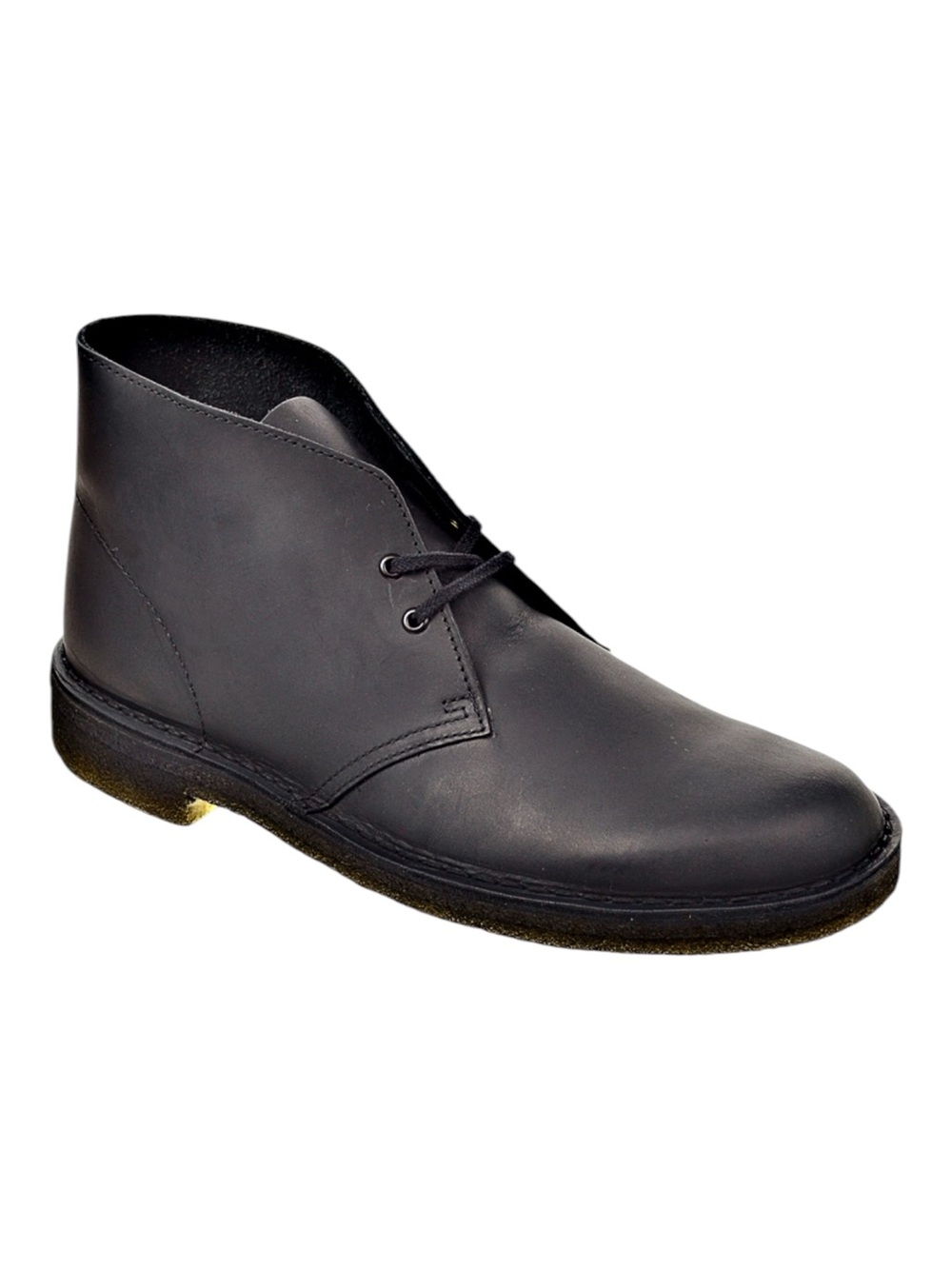 Clarks Originals Men Size 9 Desert Boot Black Smooth Leather Chukka Boots